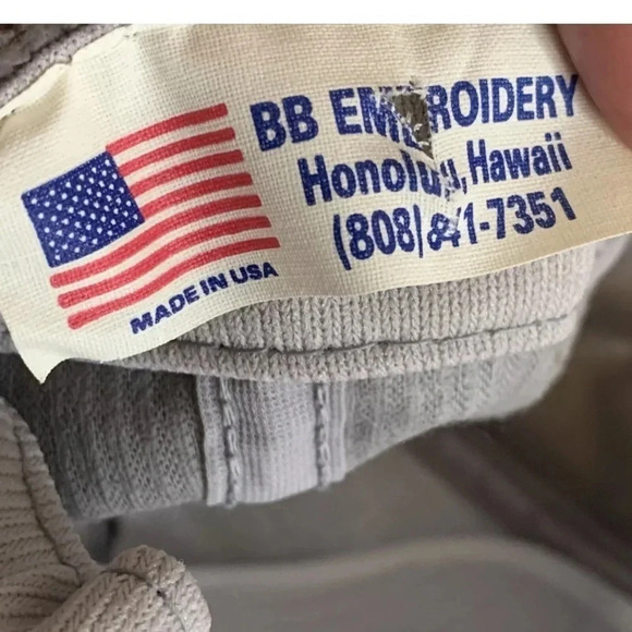 Vintage Hawaii Corduroy Mauna Loa Macadamia Snap Back Hat Nuts Hilo Gray USA - Picture 6 of 11